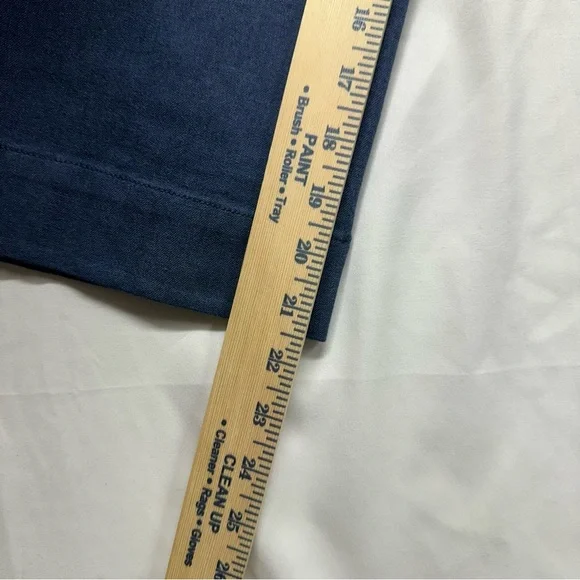 Isaac Mizrahi Live Navy Blue Wide Leg Capri Pants Women’s Size 10 - Picture 8 of 8